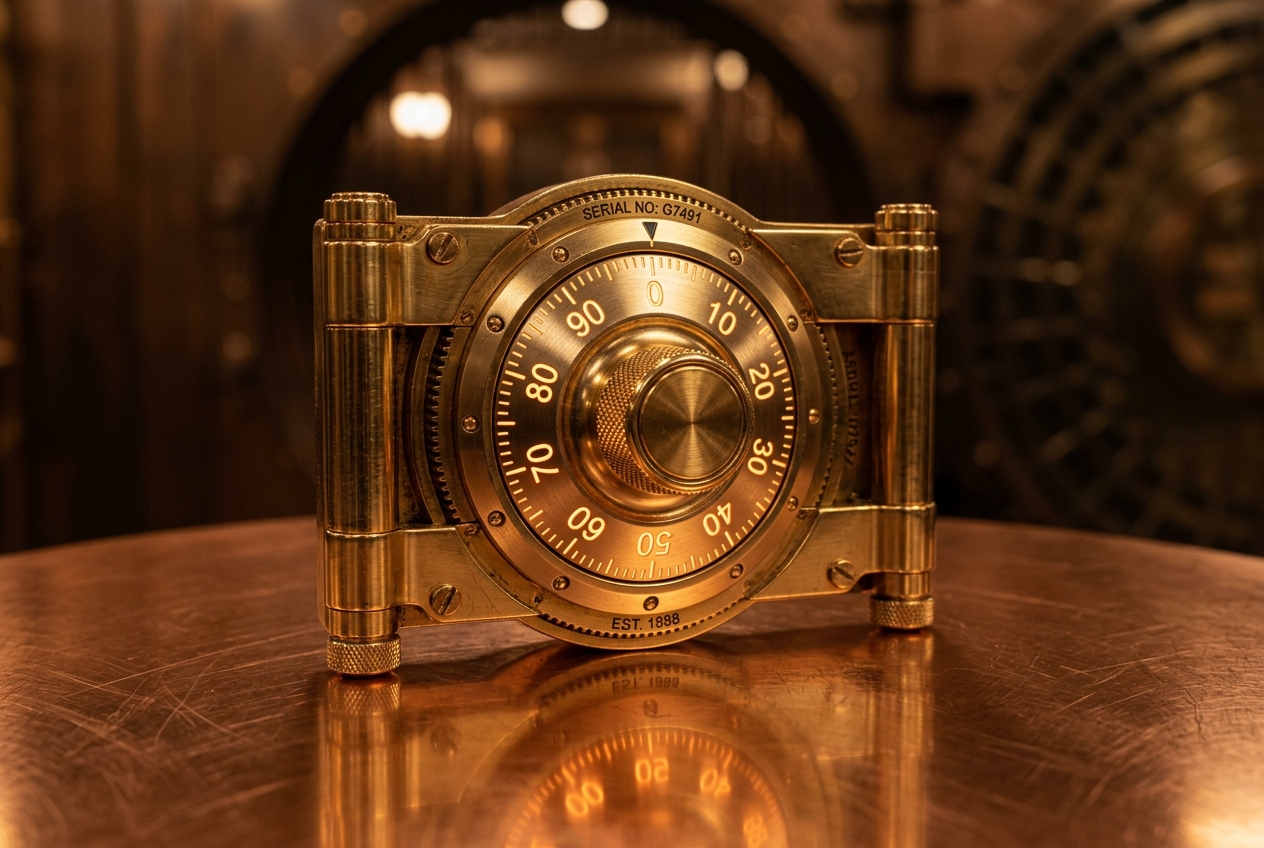 Golden safe vault representing premium finance security